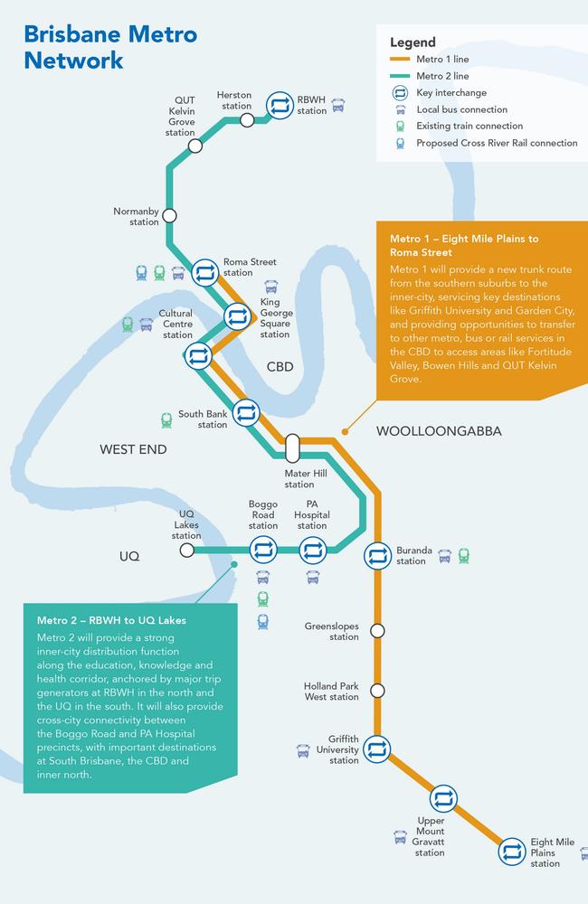 The plan for Brisbane metro has been called brilliant.