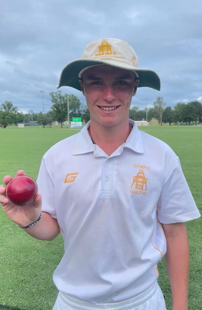 Gympie Gold cricketer Cooper Keogh. Picture: Contributed.