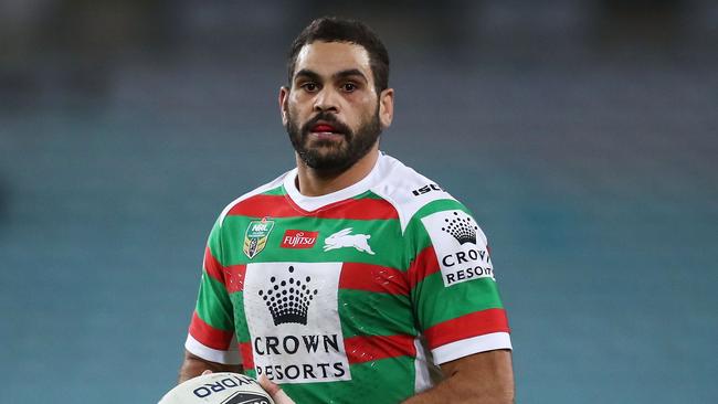 South Sydney are hunting for a new front-of-jersey sponsor. Picture: Getty Images