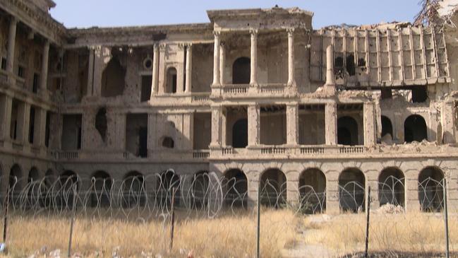 The war-torn Afghanistan National Museum in Kabul, Afghanistan, on September 30, 2005. Picture: Paul Starick