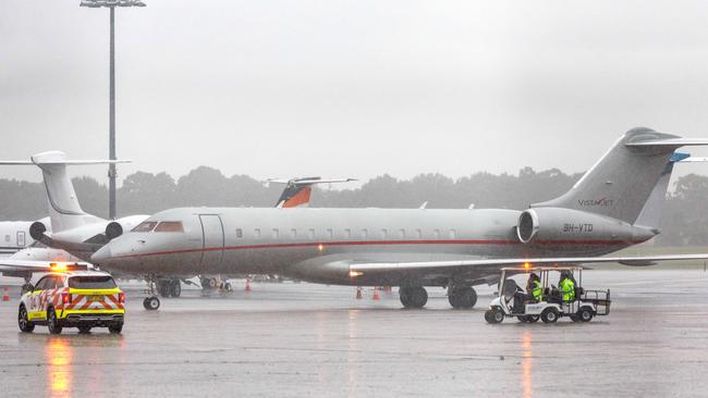 Swift’s private jet is clocking up the air miles. Picture: NCA NewsWire / David Swift