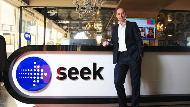 Seek CEO Andrew Bassat. Picture: Aaron Francis