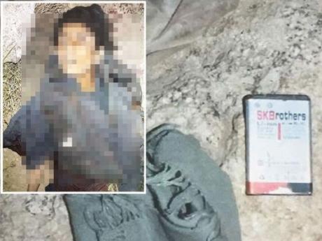 Photos of Khan Mohammed's body and the contents of his pockets. (ABC)