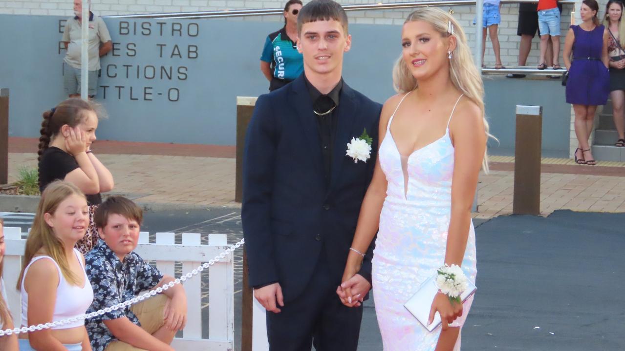 Students from Urangan State High School celebrating their formal.