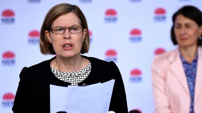 NSW Chief Health Officer Dr Kerry Chant speaks to the media during a COVID-19 press conference in Sydney. Picture: NCA NewsWire/Bianca De Marchi