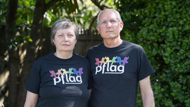 Diane and Greg Spearritt said the risk was much greater denying gender-affirming care to trans young people, such as puberty blockers and hormone therapy, after the state government halted the therapy. Wednesday, January 29, 2025. Picture: Christine Schindler