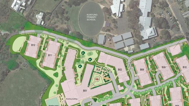 Ryman Healthcare Mt Eliza Retirement Village artists impression.