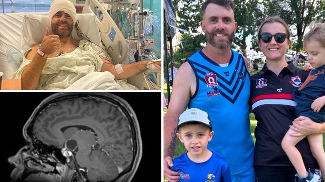 Wade Williams completed an inspiring return to the football field after two seasons following a health battle when he was diagnosed with a brain tumour.