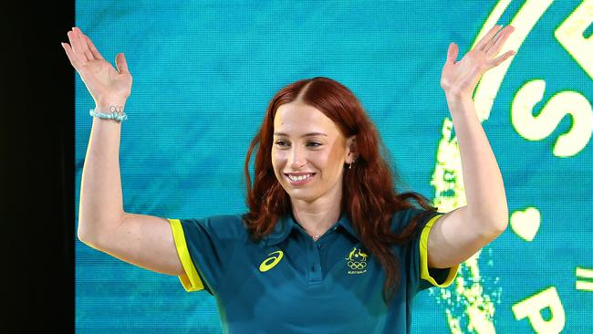Australian swimming is stronger than ever heading into the Paris Games due to exceptional Queensland talent such as Mollie O'Callaghan. Picture: Getty Images