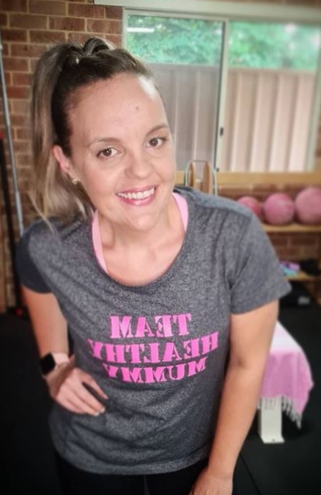 After starting with an hour of walking every day, Rebecca Ashforth changed her diet to include more nutritional foods and then introducing at-home exercises. She went on to lose 55kg. Picture: Instagram/bec_ashforth_the_healthy_mummy