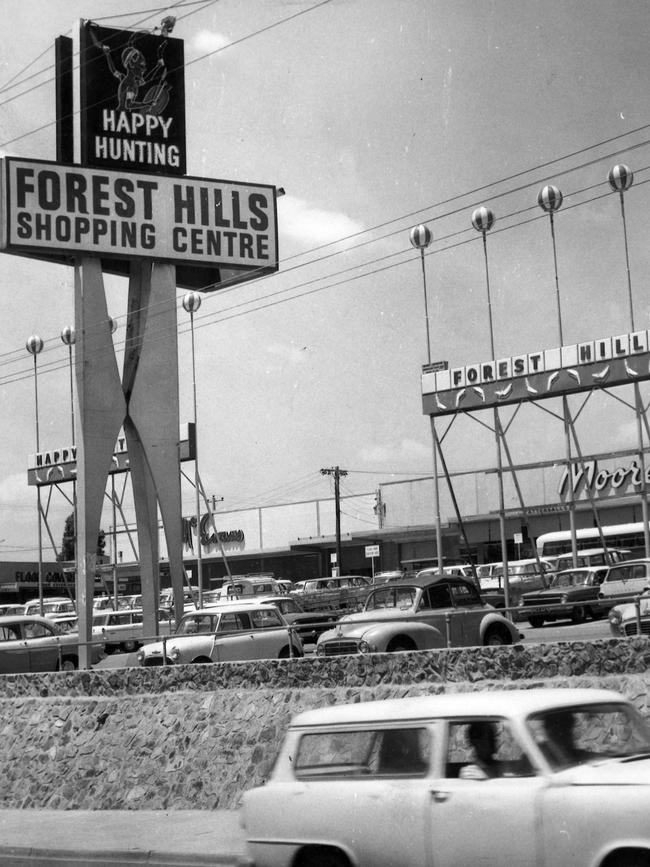 Forest Hills shopping centre in 1968.