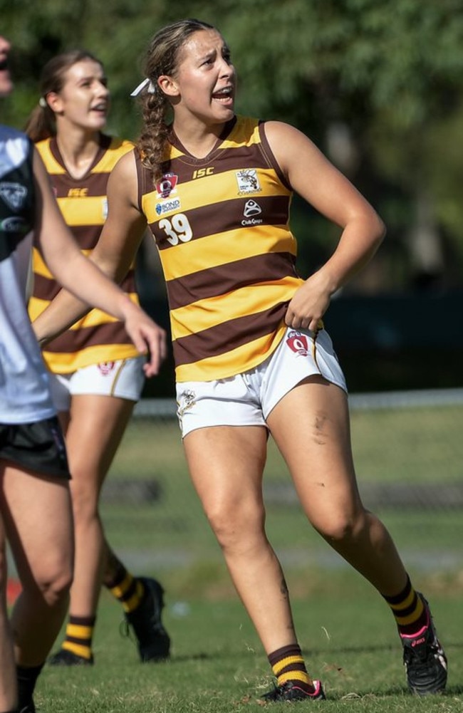 Aspley QAFLW star Lilu Hung. Picture: Facebook.