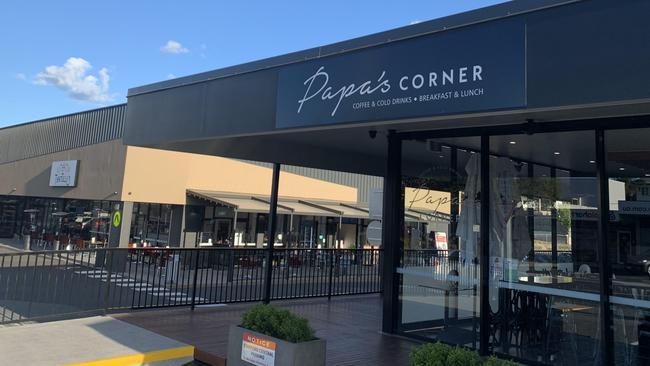 Papas Corner cafe in Stafford.