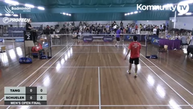 Replay: Victorian Open Badminton Championships Day 2 - (Mens Singles Final) Nathan Tang v Jacob Karl Schueler