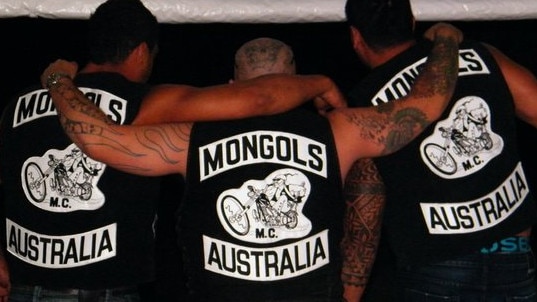 Mongols members show their colours. Picture: Facebook