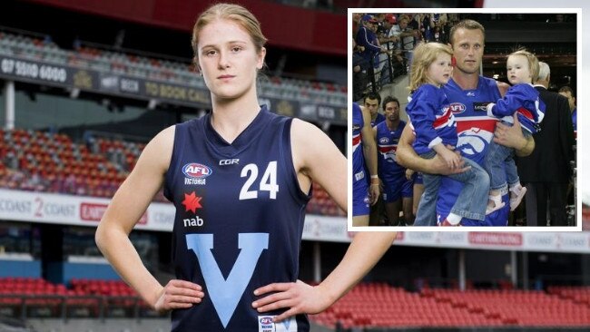 Isabella Grant could follow in her father's footsteps to Whitten Oval.