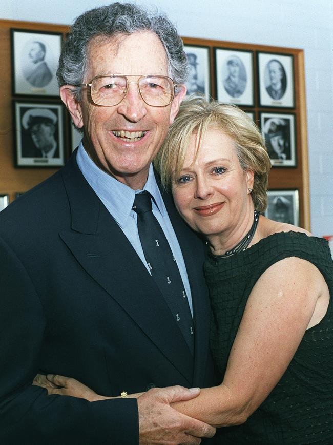 Sir James and Lady Joan Hardy in 2004.