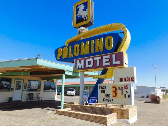 Palomino motel in Tucumcari, New Mexico, USA. Picture: Nathan Vass for News Corp Australia