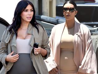 A pregnant Kim Kardashian along with her sister Kourtney head to the Pantages Theater in Hollywood <P> Pictured: Kim Kardashian And Kourtney Kardashian <B>Ref: SPL1087992 260715 </B><BR/> Picture by: Splash News<BR/> </P><P> <B>Splash News and Pictures</B><BR/> Los Angeles: 310-821-2666<BR/> New York: 212-619-2666<BR/> London: 870-934-2666<BR/> photodesk@splashnews.com<BR/> </P>