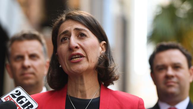 Premier Gladys Berejiklian was Transport minister when the light rail report came in. Picture: AAP