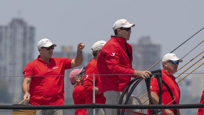 Wild Oats XI had a horror first evening in which it lost ground on the leaders. Picture: AP