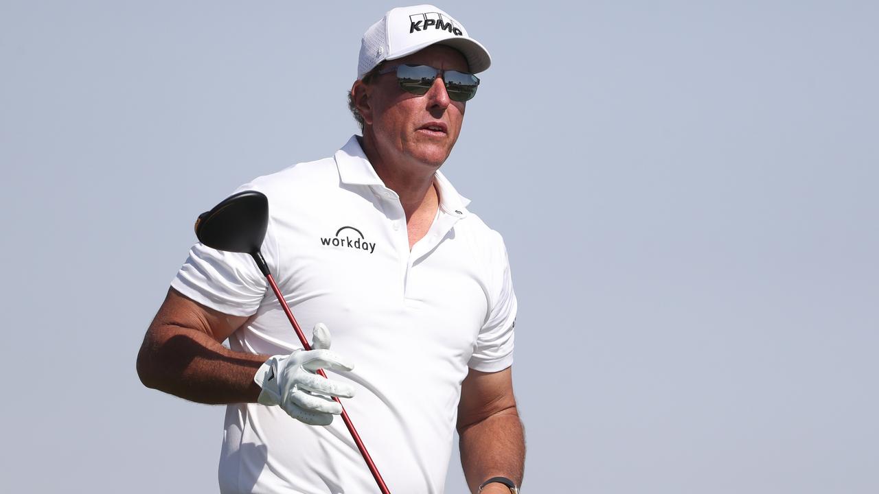 Phil Mickelson has been at the centre of controversy over his Saudi Arabia remarks. (Photo by Oisin Keniry/Getty Images)