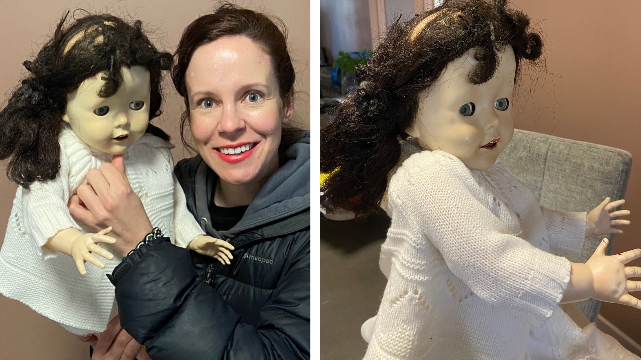 We can see why this doll lurking in a dark hallway would terrify the kids. Image: Melissa Noble