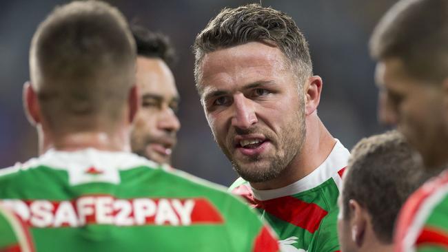 Sam Burgess is on a drip to treat a shoulder infection.