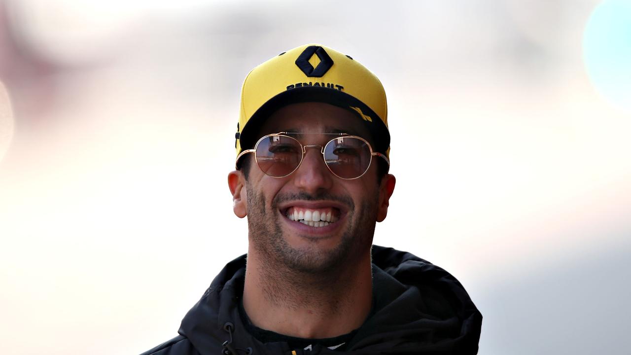 Daniel Ricciardo looks happy with his choice to move on from Red Bull.