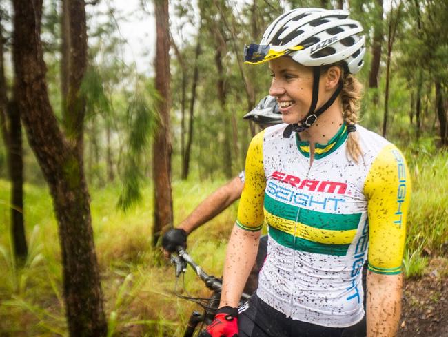 Australian mountain biker and former national road champion Peta Mullens. Picture: Tim Bardsley-Smith.