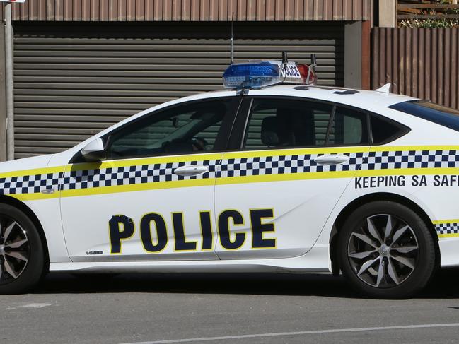 Generic Image A parked South Australian Police Car at a Unit fire in Glenelg, S.A. (AAP/Emma Brasier)