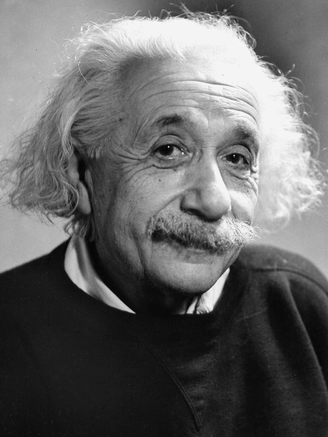 Physicist Albert Einstein is widely regarded as the greatest intellect of the 20th century. Pic: Getty Images.