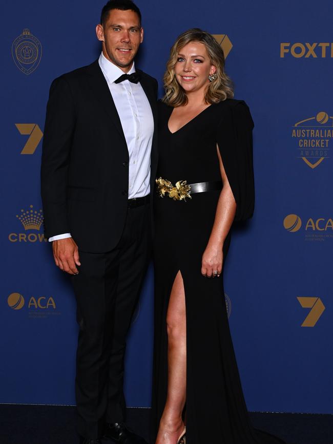 Scott and Daphne Boland. Picture: Morgan Hancock/Getty Images for Cricket Australia