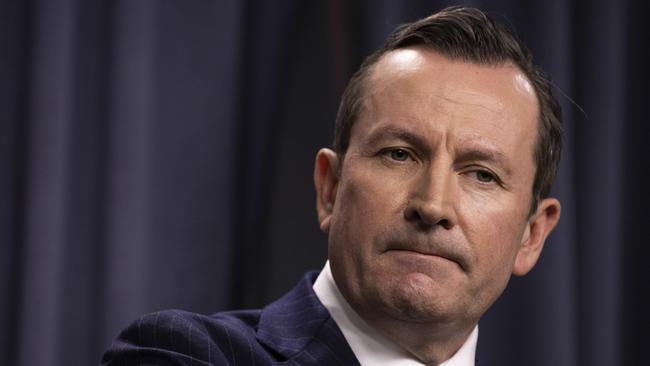 WA Premier Mark McGowan says the protesters are bullies, thugs and anarchists. Picture: Matt Jelonek/Getty Images