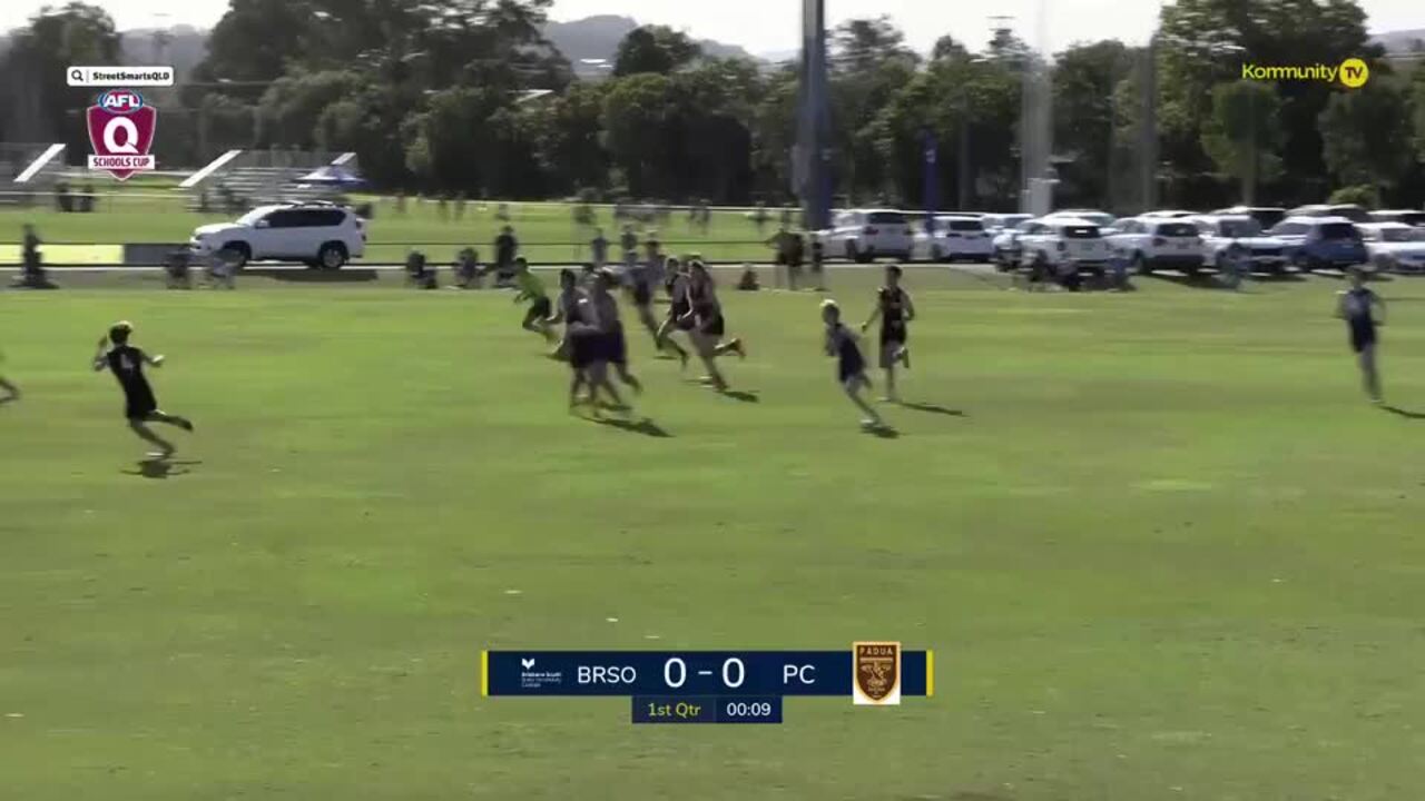 Replay: Brisbane South v Padua College (Junior Male PF) - 2024 AFLQ Schools Cup State Finals Day 1