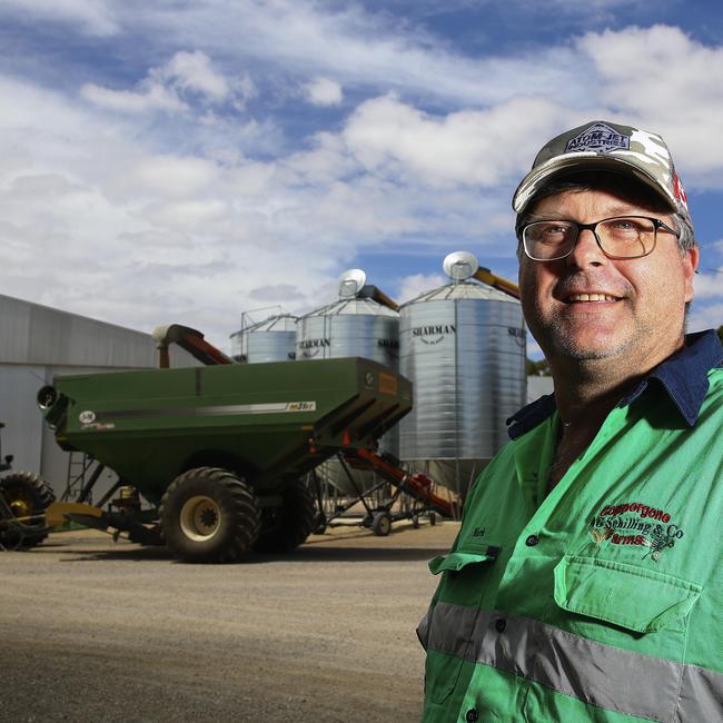 Mark Schilling of Cunliffe in South Australia. Picture Sarah Reed