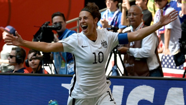 Carli Lloyd of the United States.