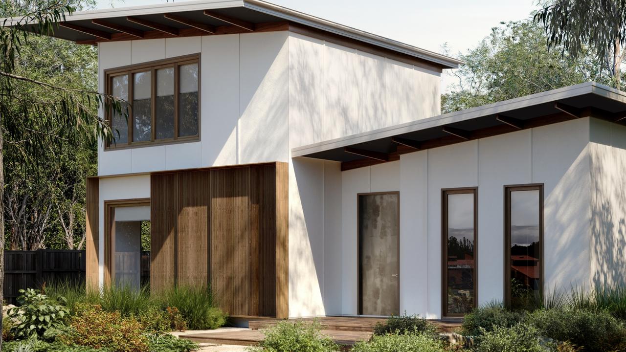 Japandi design — a blend of Japanese calm and Scandinavian warmth — is emerging as one of Australia’s most sought-after renovation styles. Supplied: James Hardie, Modern Homes Forecast