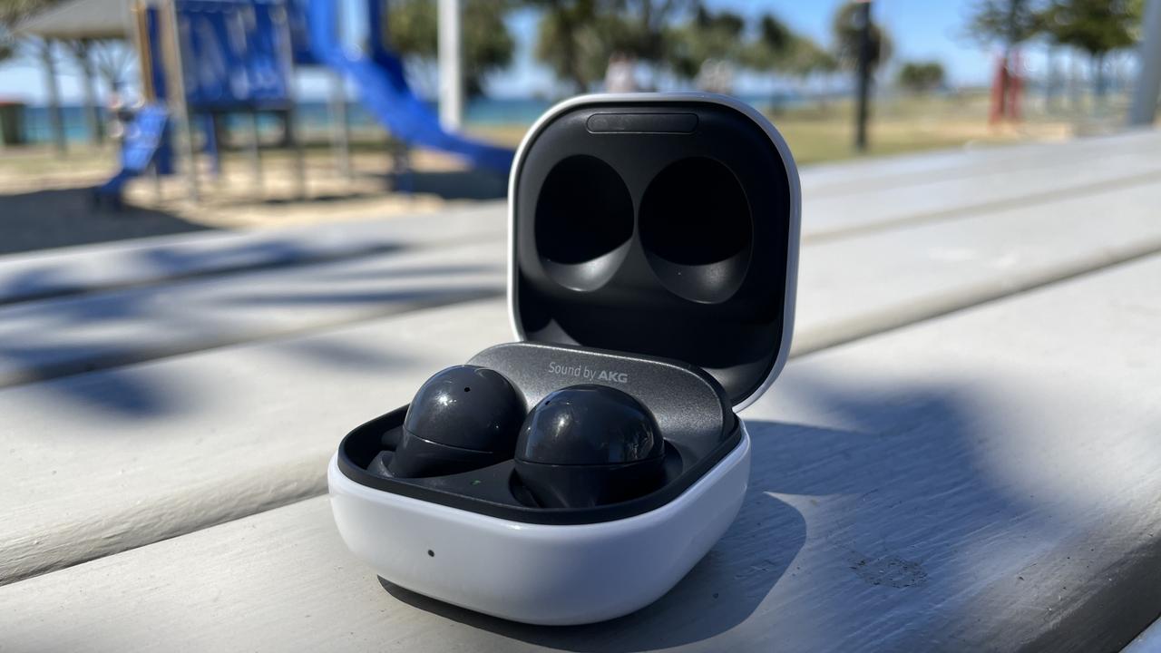 The Samsung Galaxy Buds 2. Picture: Elly Awesome.