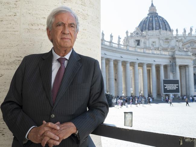 Former Vatican auditor-general Libero Milone in Rome. Picture: Victor Sokolowicz