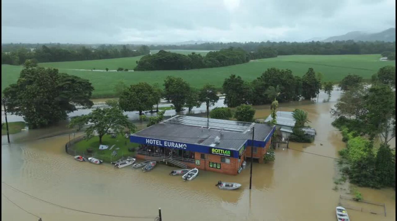 Euramo Hotel in full flood