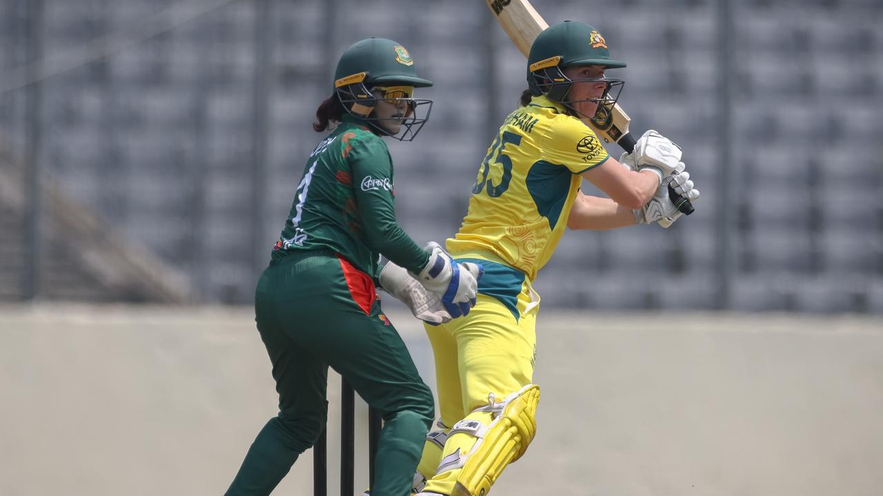 Georgia Wareham of Australia. Photo by Abhishek Chinnappa/Getty Images