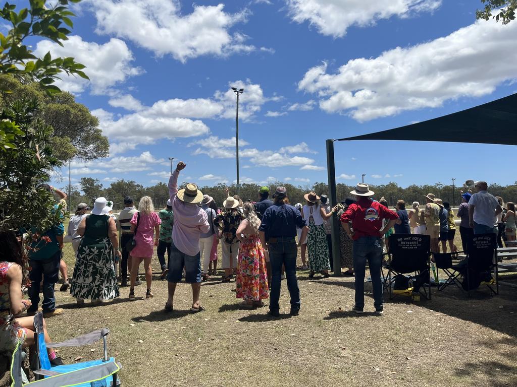 Celebrating the Torbanlea Picnic Races.