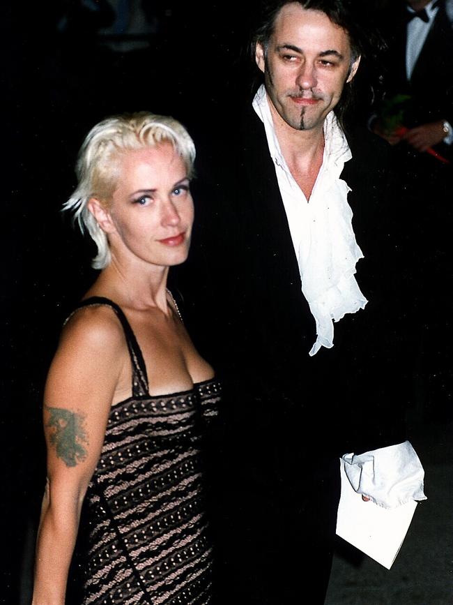 Paula Yates and Bob Geldof were in dispute over access to their children.