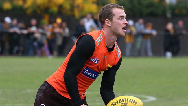 Consistent Hawthorn star Tom Mitchell is the perfect upgrade option for Patrick Cripps. Picture: Wayne Ludbey