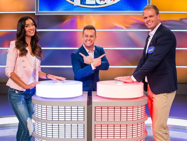 Denyer hosted two iterations of <i>Family Feud</i> before it was axed. Picture: AAP