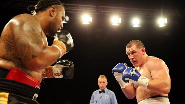 Gallen isn’t happy SBW has again dodged him in the ring. Picture: Craig Greenhill