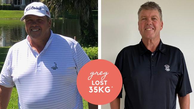 Buzz column. Exclusive first use. Sunday Tele Buzz column: Before and after shots of former cricketer Greg Ritchie's weight loss.