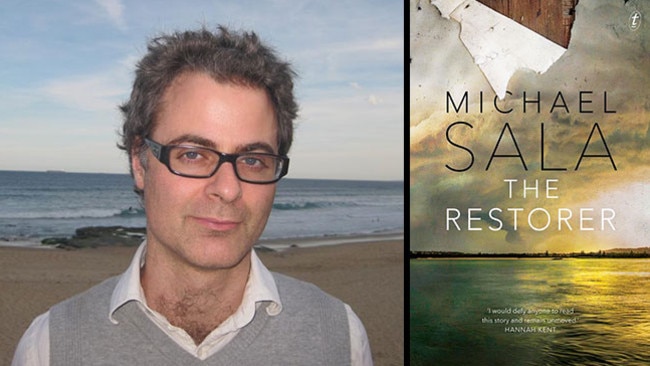 Michael Sala and his book, The Restorer