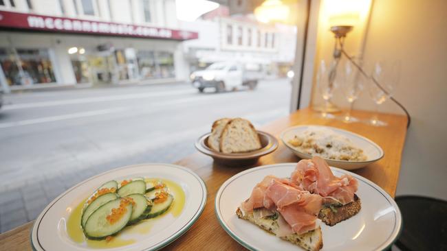 Hobart's new wine bar, Sonny. Picture: PATRICK GEE